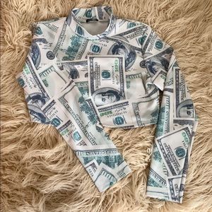 MONEY FASHION NOVA 2 PIECE